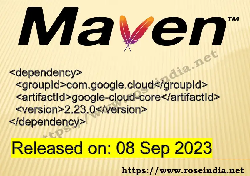 Maven dependency for  GROUP_ID - ARTIFACT_ID version VERSION_ID is released. Learn to use  ARTIFACT_ID version VERSION_ID in Maven based Java projects