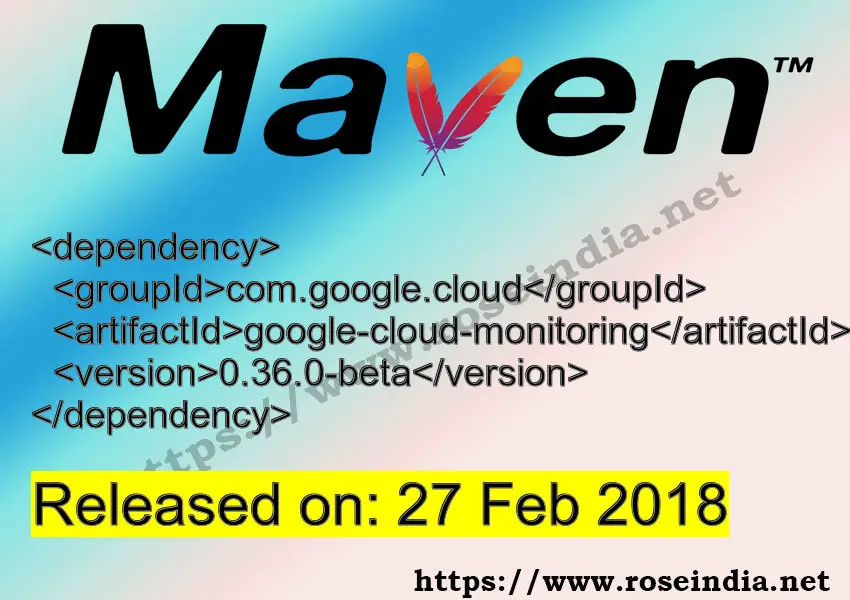 Maven Dependency release