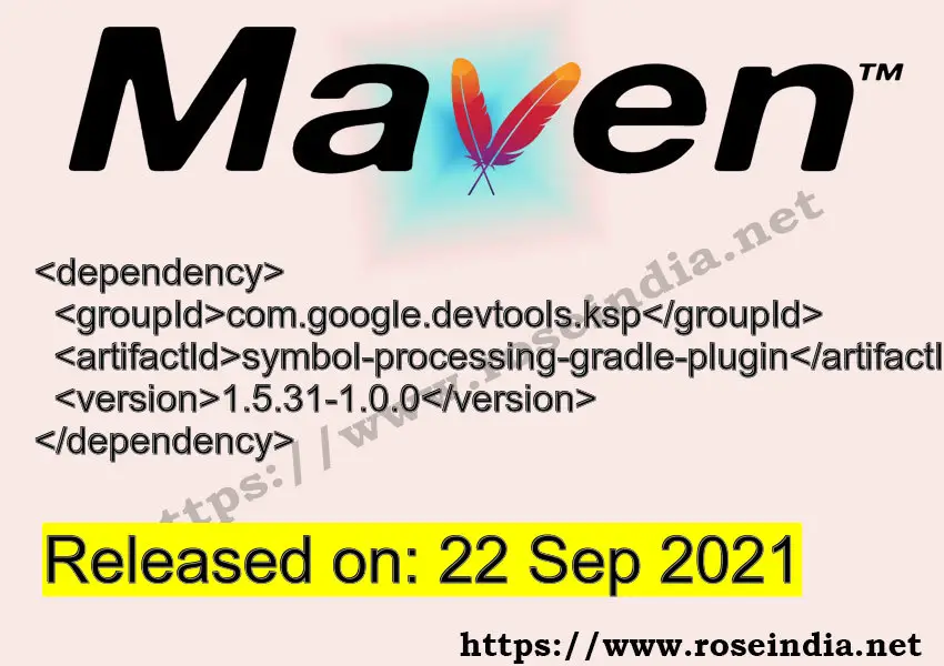 Maven Dependency release