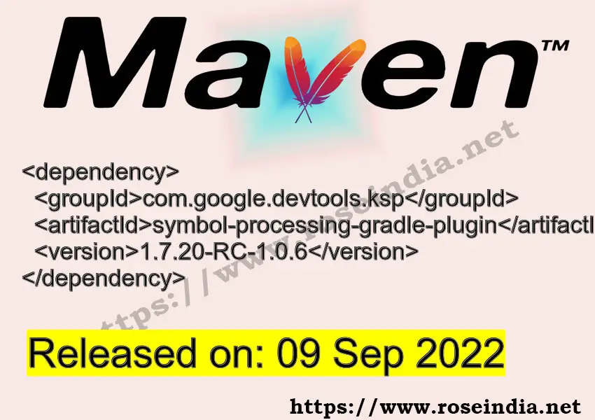 Maven Dependency release