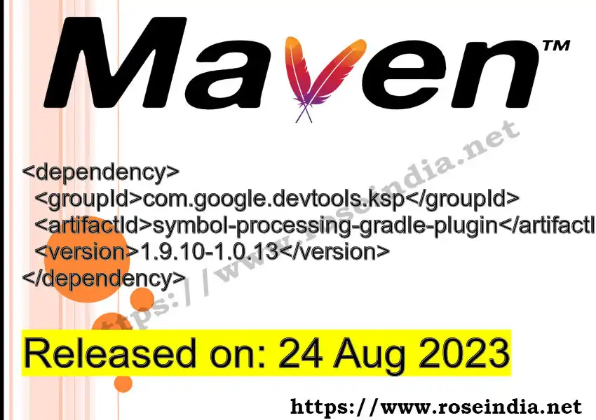 Maven dependency for  GROUP_ID - ARTIFACT_ID version VERSION_ID is released. Learn to use  ARTIFACT_ID version VERSION_ID in Maven based Java projects