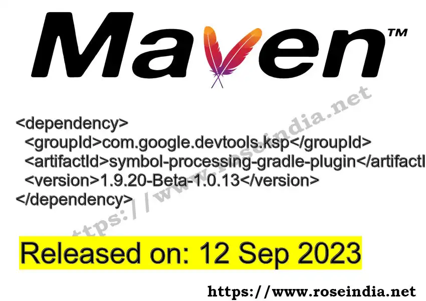 Maven dependency for  GROUP_ID - ARTIFACT_ID version VERSION_ID is released. Learn to use  ARTIFACT_ID version VERSION_ID in Maven based Java projects