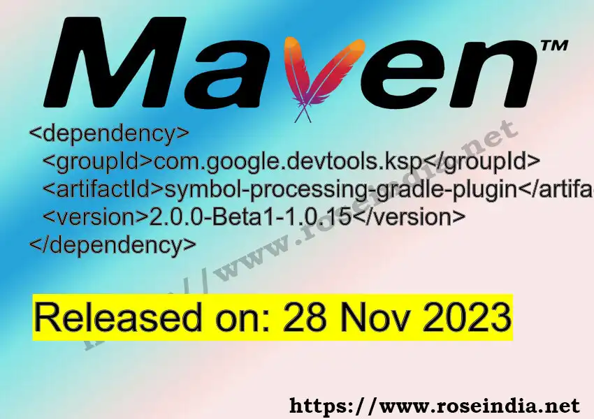 Maven dependency for  GROUP_ID - ARTIFACT_ID version VERSION_ID is released. Learn to use  ARTIFACT_ID version VERSION_ID in Maven based Java projects