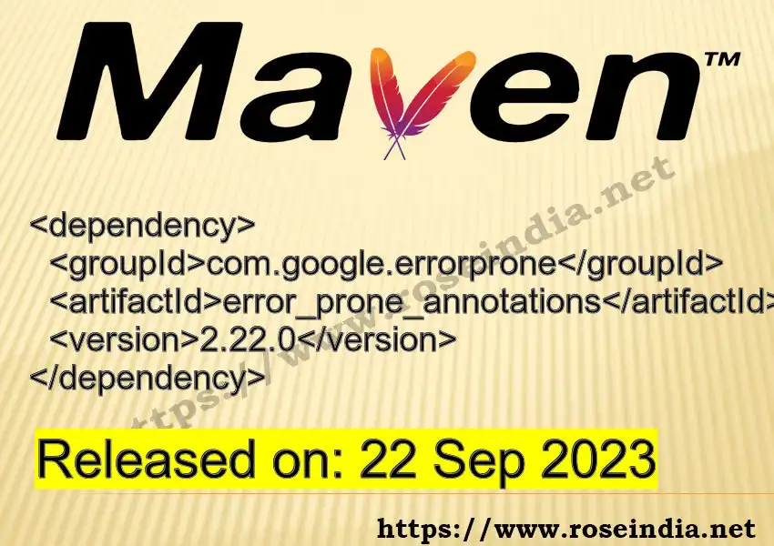 Maven dependency for  GROUP_ID - ARTIFACT_ID version VERSION_ID is released. Learn to use  ARTIFACT_ID version VERSION_ID in Maven based Java projects