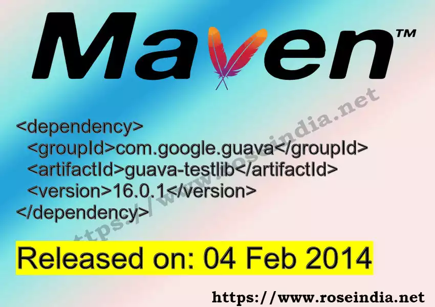 Maven dependency for  GROUP_ID - ARTIFACT_ID version VERSION_ID is released. Learn to use  ARTIFACT_ID version VERSION_ID in Maven based Java projects