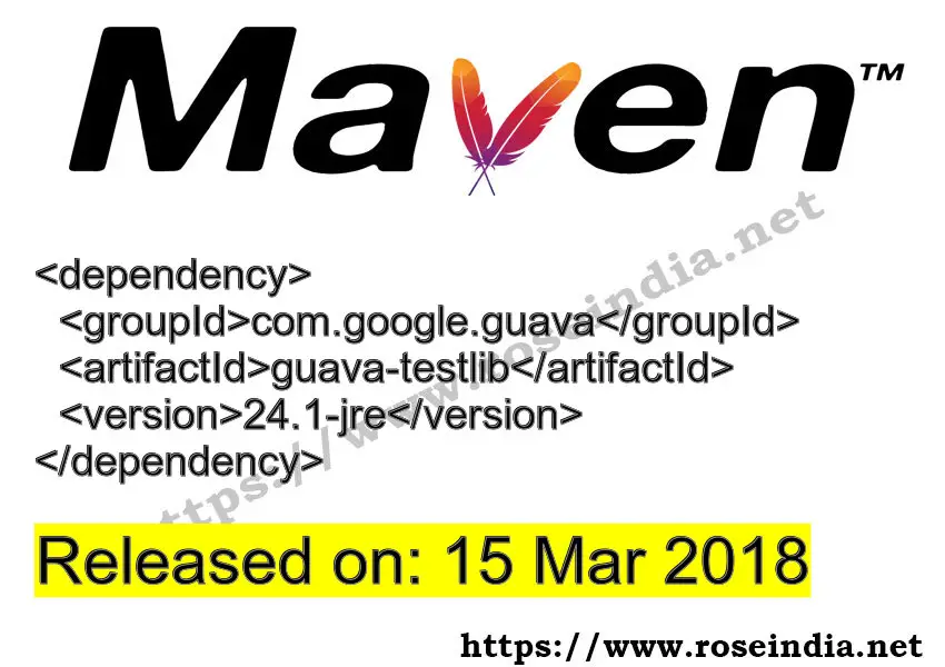 Maven Dependency release