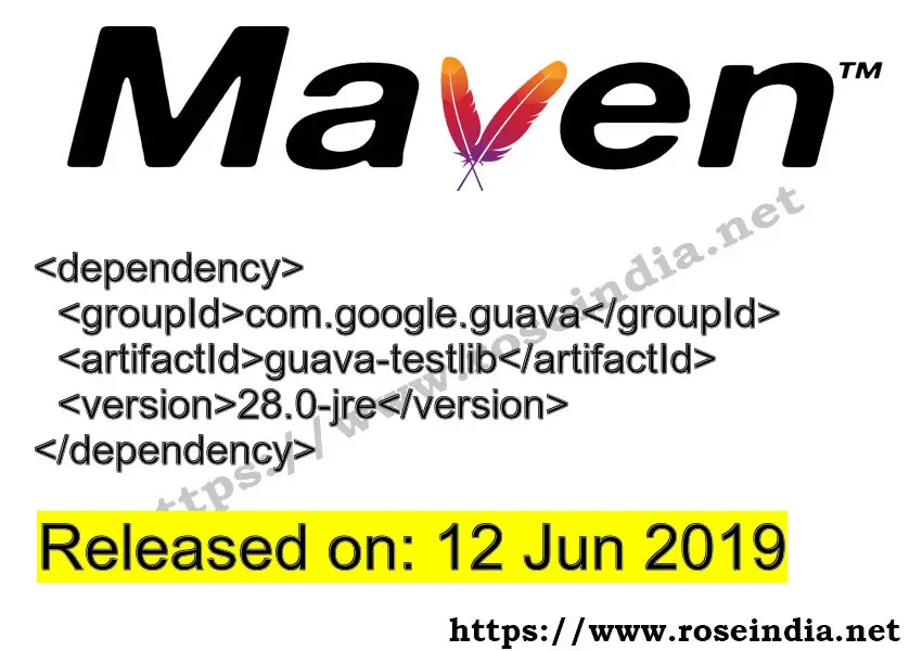 Maven Dependency release