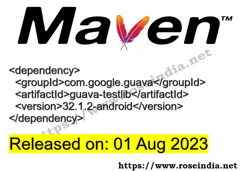 Maven dependency for  GROUP_ID - ARTIFACT_ID version VERSION_ID is released. Learn to use  ARTIFACT_ID version VERSION_ID in Maven based Java projects