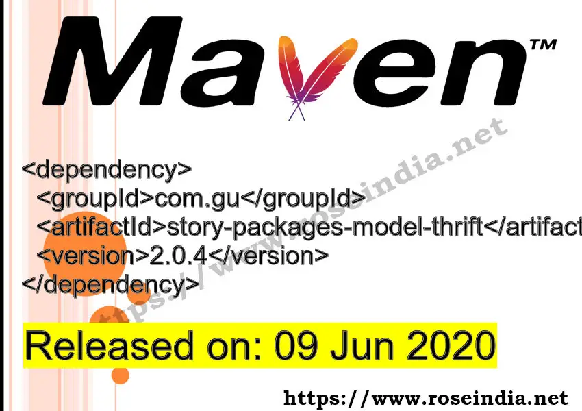 Maven Dependency release