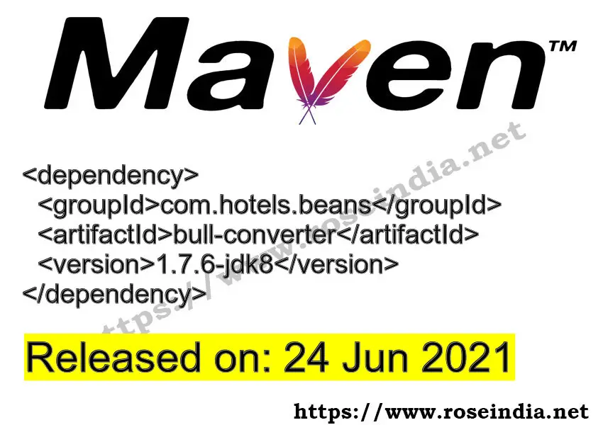 Maven Dependency release