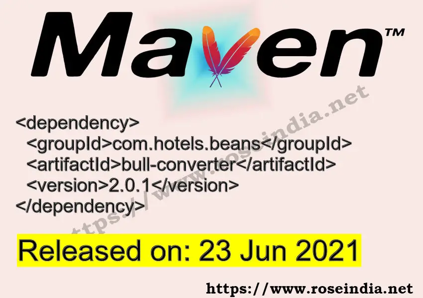 Maven Dependency release