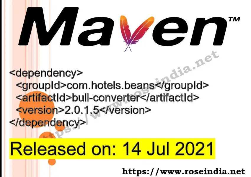 Maven Dependency release