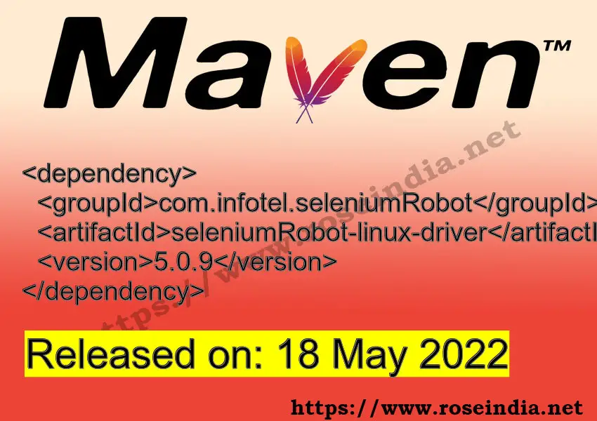 Maven Dependency release