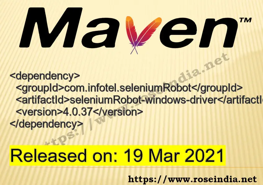 Maven Dependency release