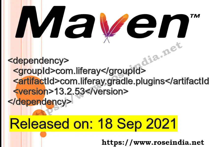 Maven Dependency release