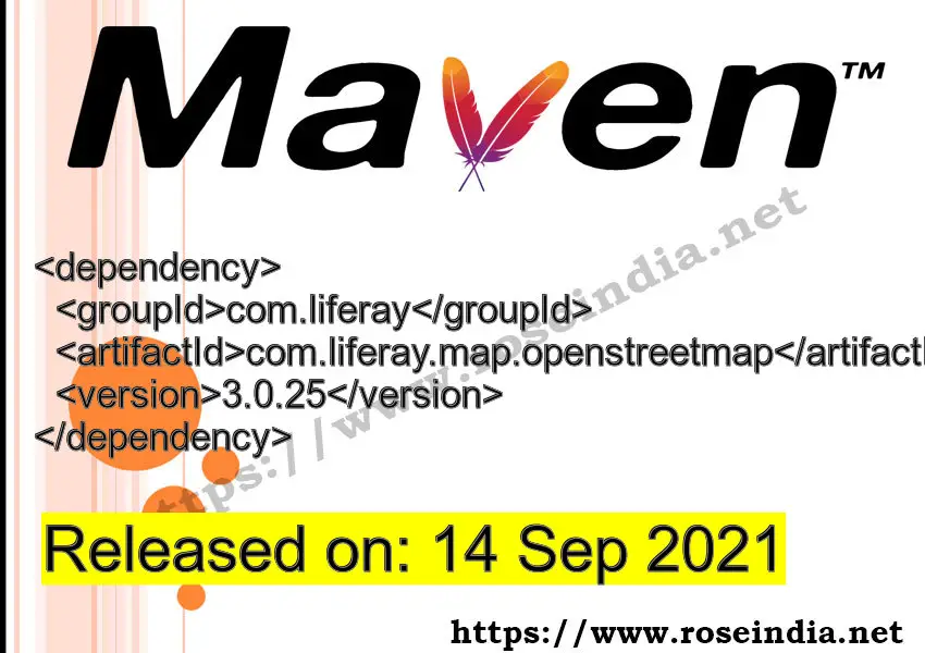 Maven Dependency release