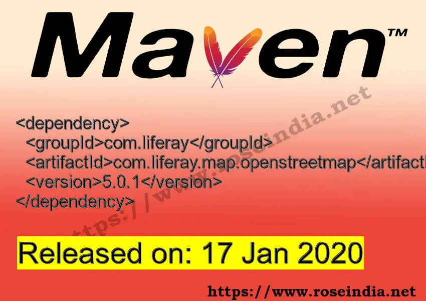 Maven Dependency release