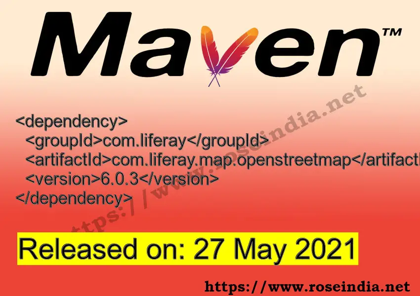 Maven Dependency release