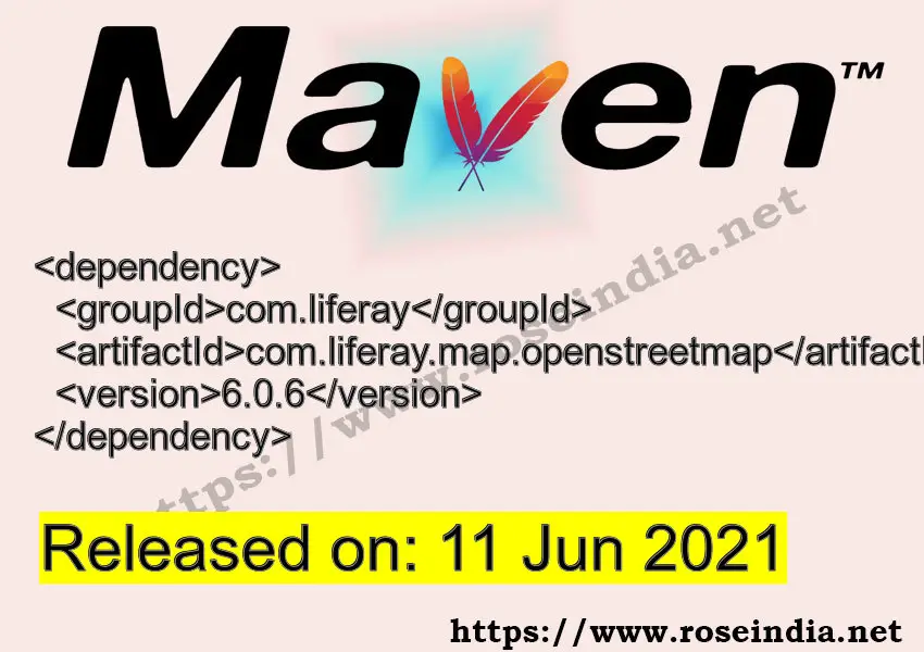 Maven Dependency release