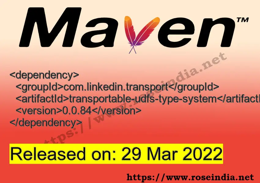 Maven Dependency release