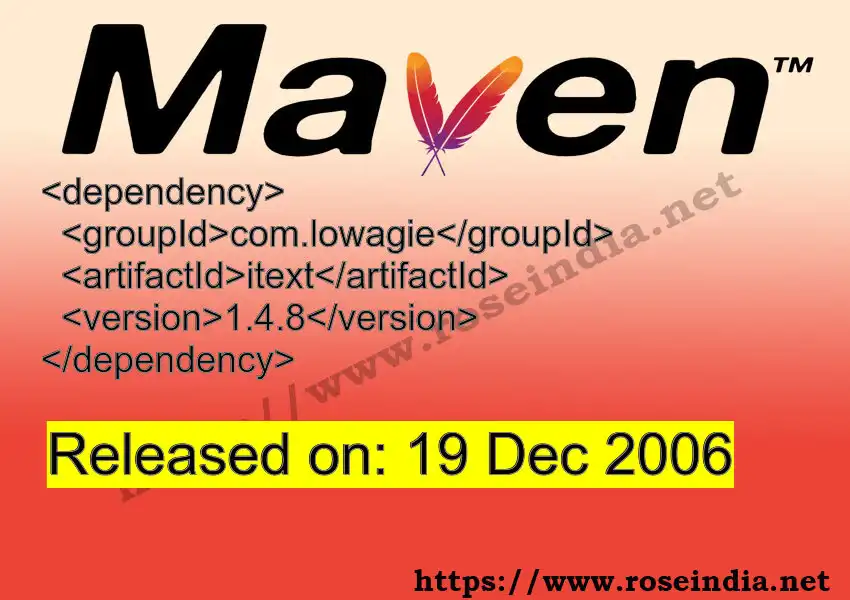 Maven dependency for  GROUP_ID - ARTIFACT_ID version VERSION_ID is released. Learn to use  ARTIFACT_ID version VERSION_ID in Maven based Java projects