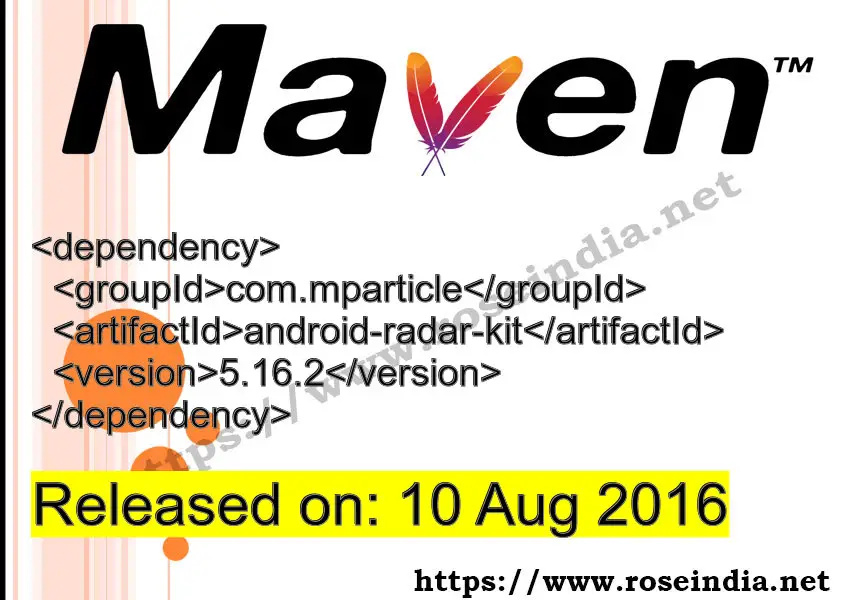 Maven Dependency release