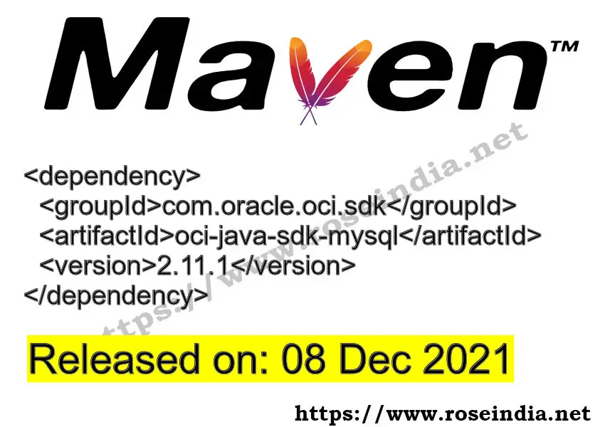 Maven Dependency release