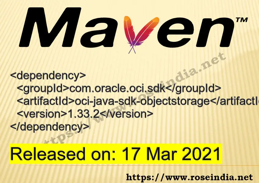 Maven Dependency release