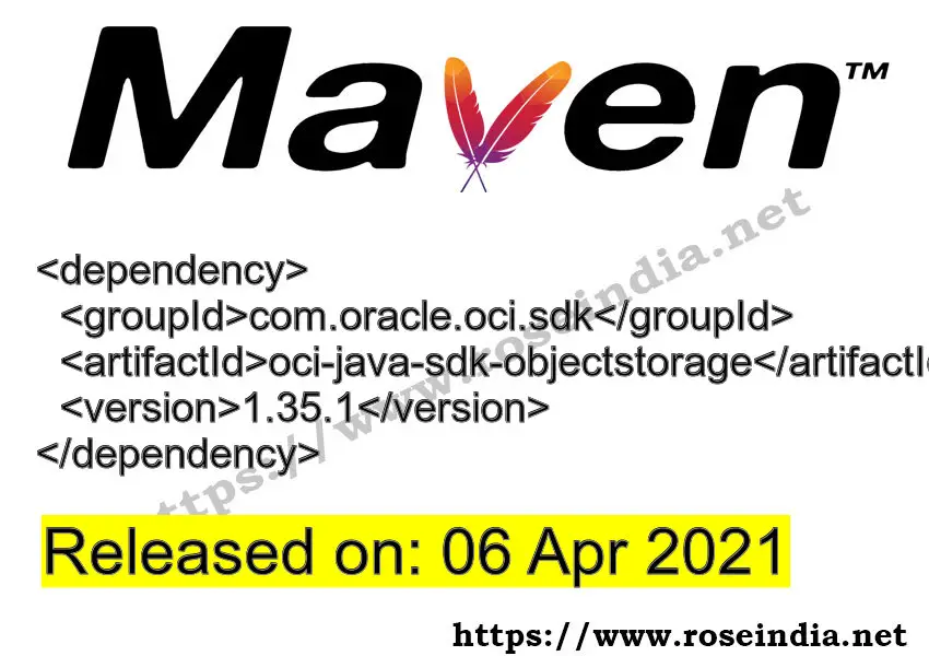 Maven Dependency release