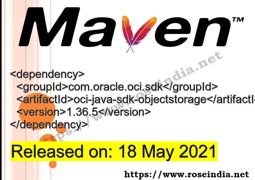 Maven Dependency release