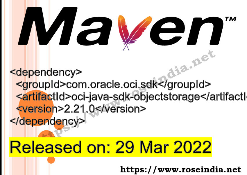 Maven Dependency release