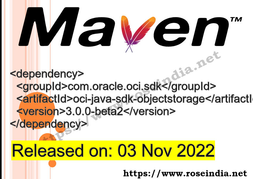 Maven Dependency release