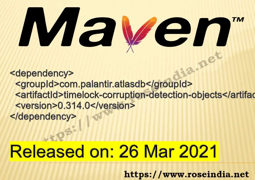 Maven Dependency release