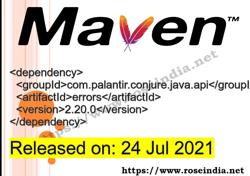 Maven Dependency release