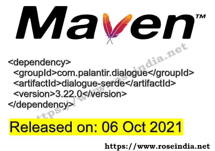 Maven Dependency release