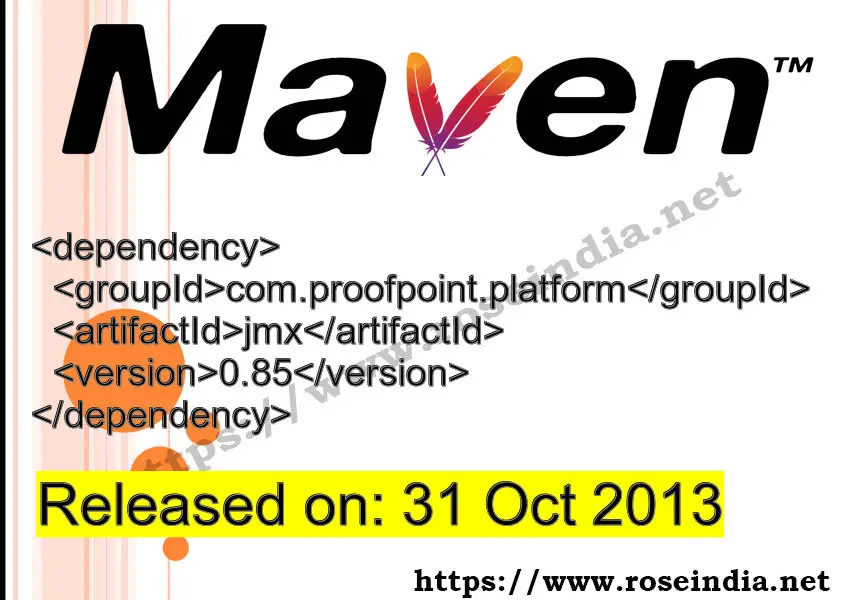 Maven Dependency release