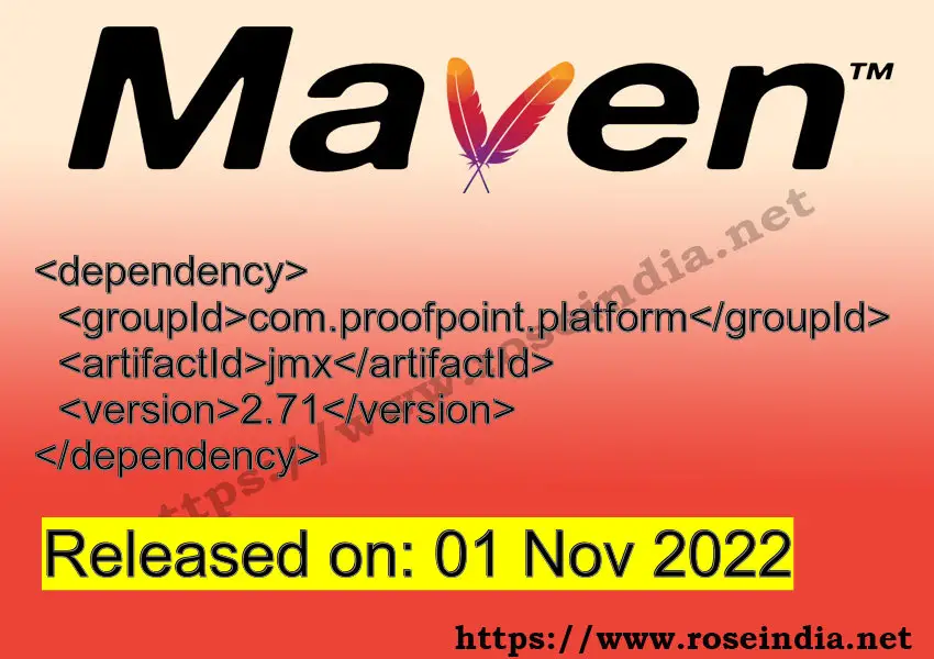 Maven Dependency release