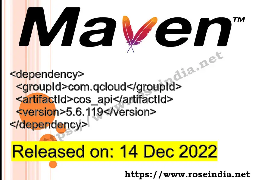 Maven Dependency release