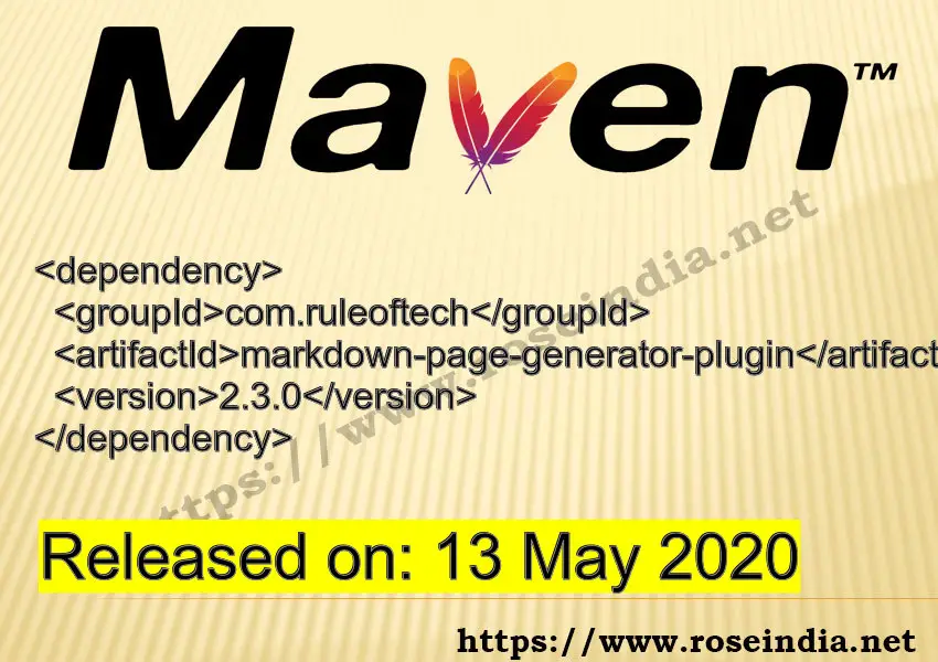 Maven Dependency release