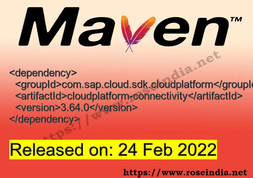 Maven Dependency release