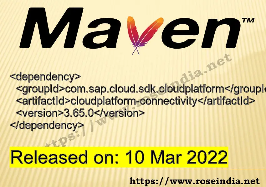 Maven Dependency release