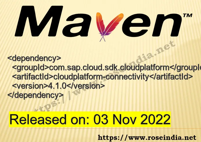 Maven Dependency release