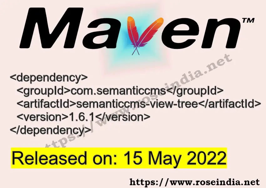 Maven Dependency release