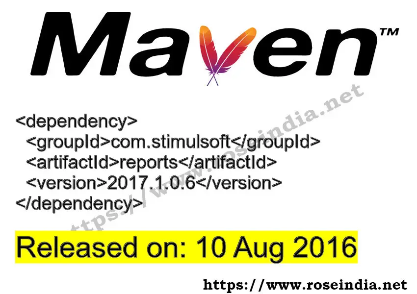 Maven Dependency release