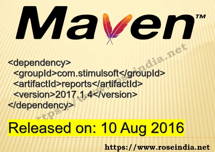 Maven Dependency release