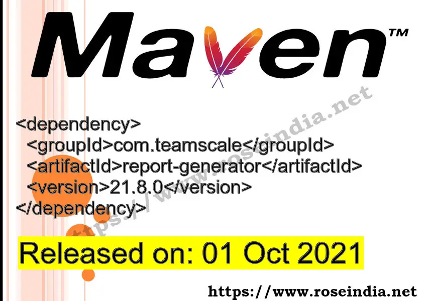 Maven Dependency release