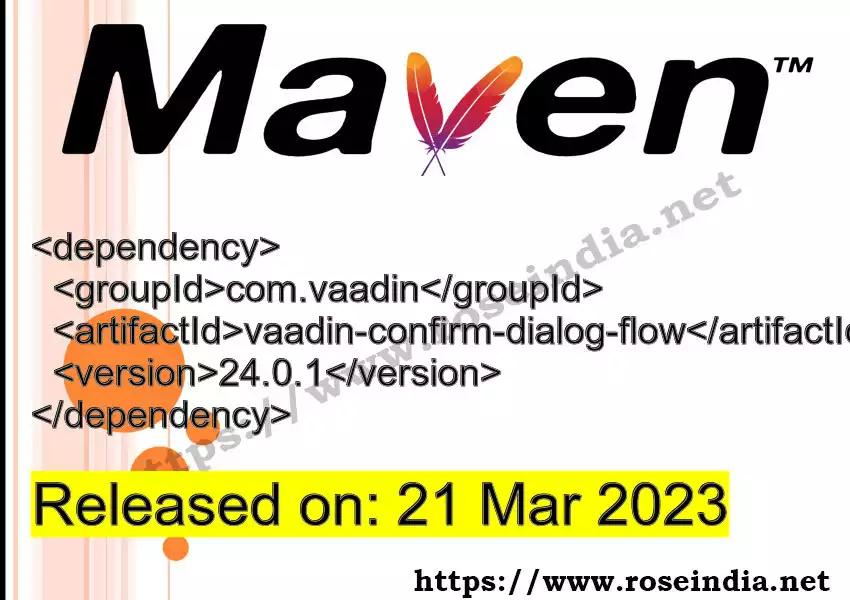 Maven dependency for  GROUP_ID - ARTIFACT_ID version VERSION_ID is released. Learn to use  ARTIFACT_ID version VERSION_ID in Maven based Java projects