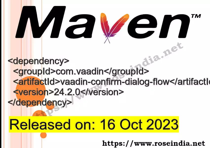 Maven dependency for  GROUP_ID - ARTIFACT_ID version VERSION_ID is released. Learn to use  ARTIFACT_ID version VERSION_ID in Maven based Java projects