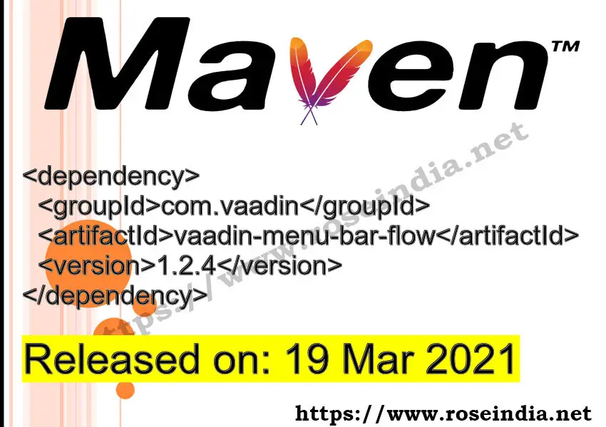 Maven Dependency release