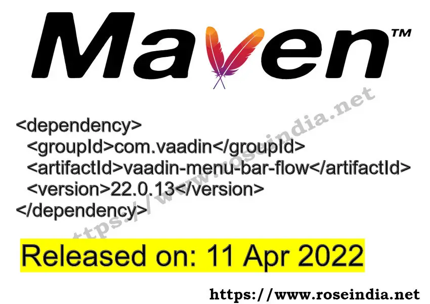 Maven Dependency release